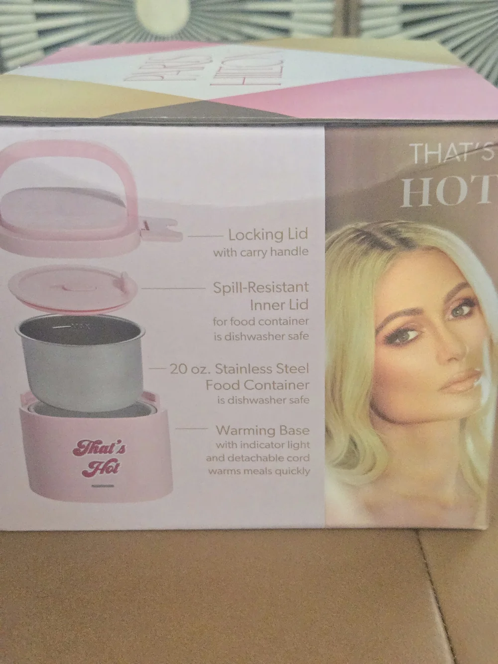 Paris Hilton Pink 20 oz Lunch Warmer - 